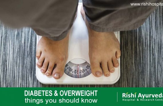 Overweight or obesity is associated with a number of health problems including diabetes.